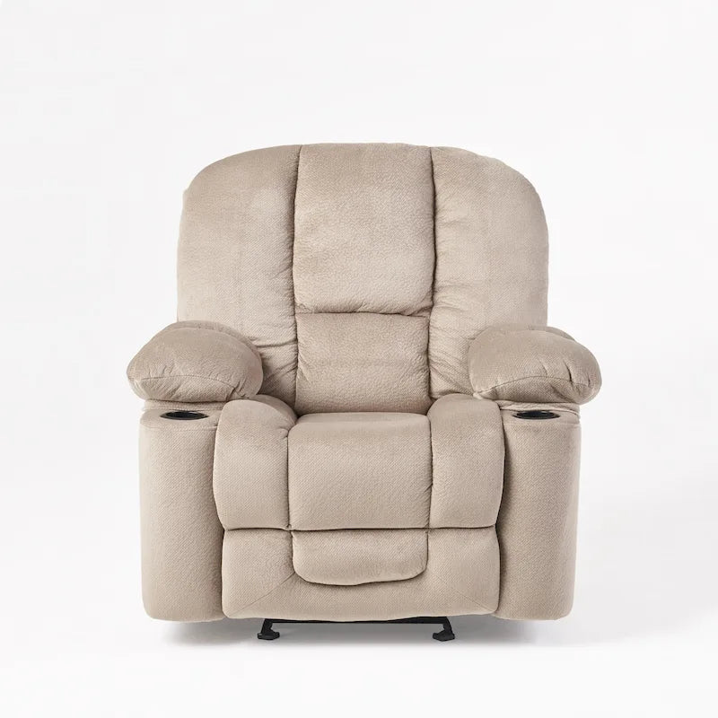 Gannon Fauteuil club inclinable et pivotant en tissu