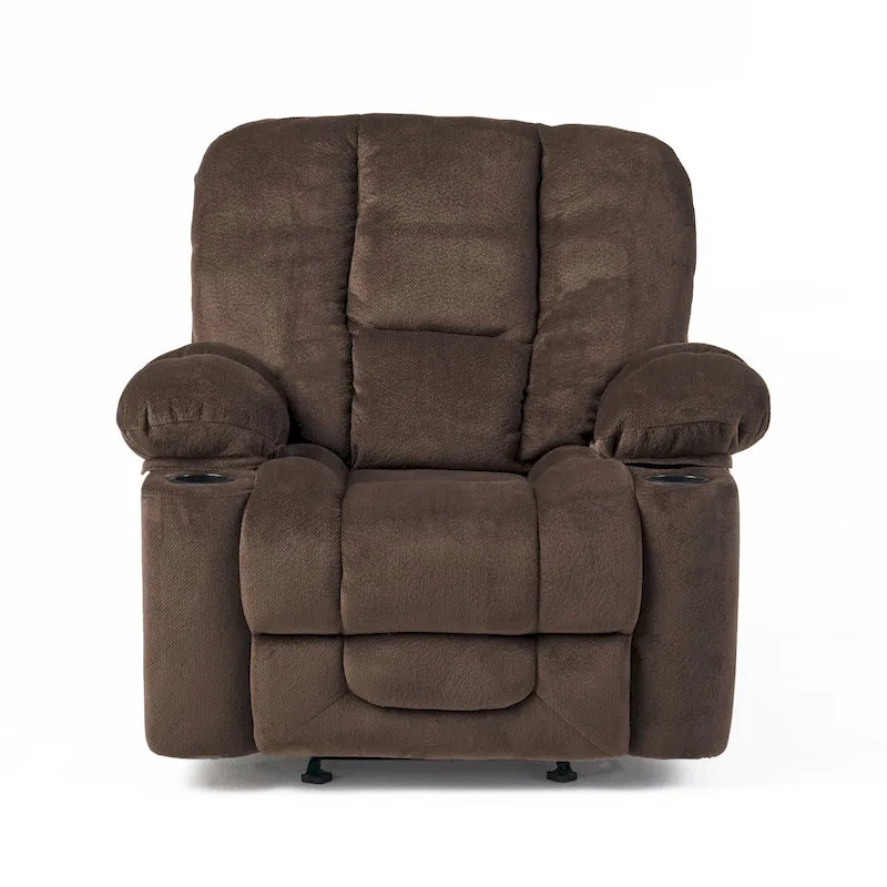 Gannon Fauteuil club inclinable et pivotant en tissu