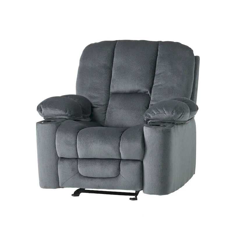 Gannon Fauteuil club inclinable et pivotant en tissu