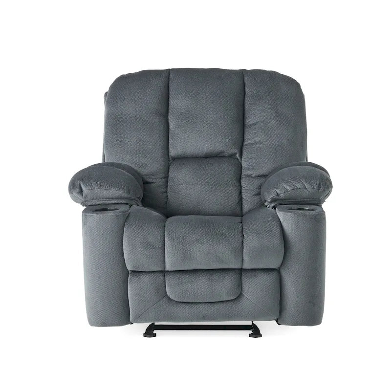 Gannon Fauteuil club inclinable et pivotant en tissu