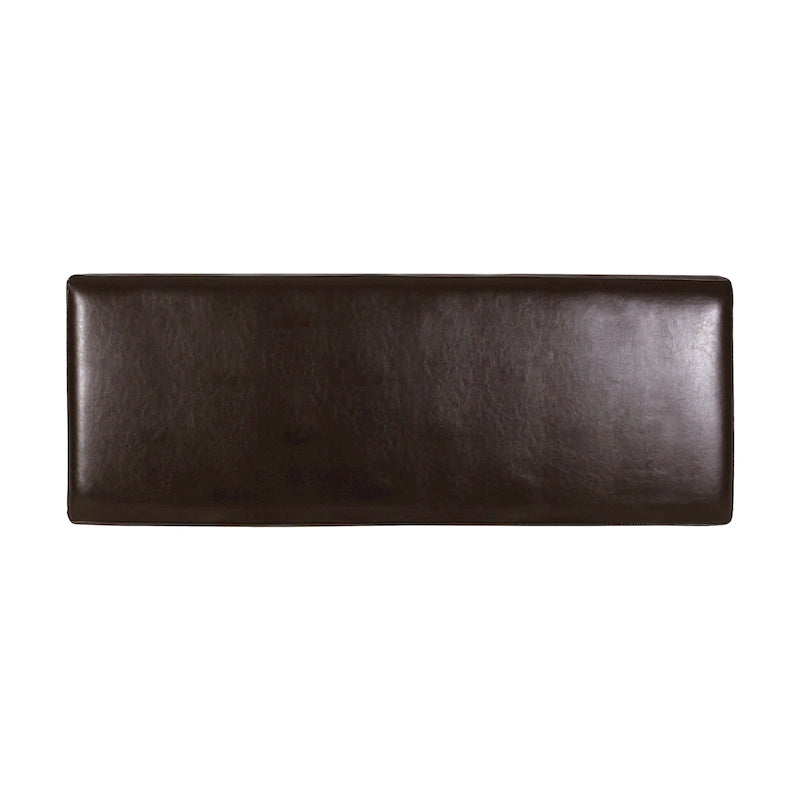 Banc coffre de rangement York en cuir reconstitué par