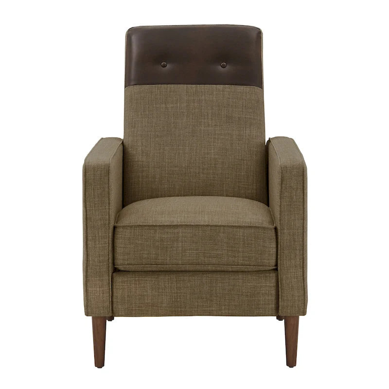 Fauteuil inclinable deux tons à dossier basculant Leo par iNSPIRE Q Classic