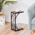 Table d'appoint Table basse en fer motif feuille type C